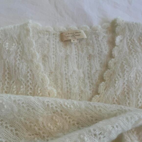 Sezane beautiful cream and white cardigan - Picture 5 of 6